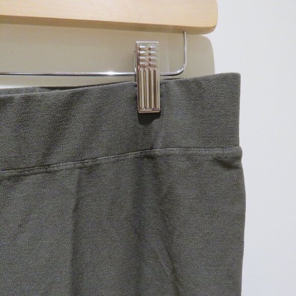 EILEEN FISHER System Washable Stretch Crepe Slim Ankle Pant in Rye Minimalist - Picture 3 of 13